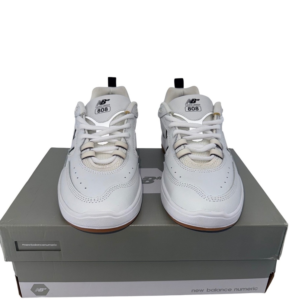 New Balance Numeric Tiago Lemos 808 White/Black Shoes M10 W11.5 W/Box